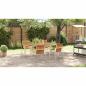 Preview: Garten Essgruppe 5 pcs Massives Akazienholz und Edelstahl