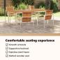 Preview: Garten Essgruppe 5 pcs Massives Akazienholz und Edelstahl
