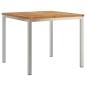 Preview: 5-teiliges Garten Essgruppe aus massivem Holz Akazie, Esszimmertisch 90x90x74.5 cm aus massivem Holz Akazie