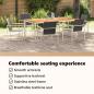 Preview: Garten Essgruppe 7 pcs Massives Akazienholz und Edelstahl