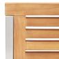 Preview: 7-teilige Garten Essgruppe Massivholz Teak, Esszimmertisch 150x90x75 cm Massivholz Teak