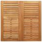 Preview: 5-teilige Garten Essgruppe aus Massivholz Teak, Outdoor Esstisch 90x90x74.5 cm aus Massivholz Teak