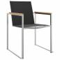 Preview: 5-teiliges Garten Esszimmer Set Massivholz Teak, Outdoor Esstisch 150x90x75 cm Massivholz Teak