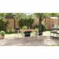 Preview: 5-teiliges Garten Esszimmer Set Massivholz Teak, Outdoor Esstisch 150x90x75 cm Massivholz Teak