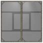 Preview: 3-teiliges Garten-Esszimmer-Set Grau Poly Rattan
