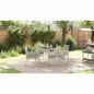 Preview: 5-teiliges Garten-Esstischset Hellgrau Poly Rattan