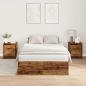 Preview: Stauraumbettgestell Altes Holz 120x200 cm