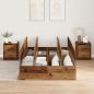 Preview: Stauraumbettgestell Altes Holz 120x200 cm