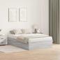 Preview: ARDEBO.de - Stauraum-Bettgestell Grau Sonoma 120x190 cm