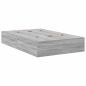Preview: Stauraum-Bettgestell Grau Sonoma 120x190 cm