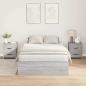 Preview: Stauraum-Bettgestell Grau Sonoma 120x190 cm