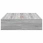 Preview: Stauraum-Bettgestell Grau Sonoma 120x190 cm