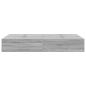 Preview: Stauraum-Bettgestell Grau Sonoma 120x190 cm