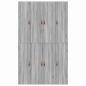 Preview: Stauraum-Bettgestell Grau Sonoma 120x190 cm