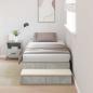 Preview: ARDEBO.de - Stauraum Bettgestell Beton Grau 80x200 cm