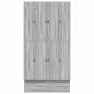 Preview: Bettgestell Grau Sonoma 120x190 cm