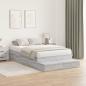 Preview: Bettgestell Grau Sonoma 120x190 cm