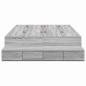 Preview: Bettgestell Grau Sonoma 120x190 cm