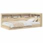 Preview: Bücherregal Bett Sonoma Eiche 75x190 cm Holzwerkstoff