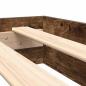 Preview: Bücherregalbett Geräucherte Eiche 75x190 cm Holzwerkstoff