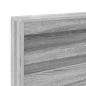 Preview: Bücherbett Grau Sonoma 75x190 cm Konstruiertes Holz