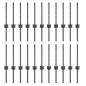 Preview: Zaunpfosten 22 stk U-Profil Grau 80 cm Stahl