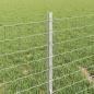 Preview: Zaunpfosten 22 Stk. U-Kanal Silber 80 cm Stahl