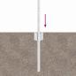 Preview: Zaunpfosten 44 Stück U-Kanal Silber 120 cm Stahl