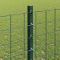 Preview: Euro-Zaun mit Pfosten 10 x 1,2 m PVC-beschichteter Stahl Grün