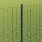 Preview: Euro-Zaun mit Pfosten 10 x 1,4 m PVC-beschichteter Stahl Grün