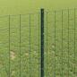 Preview: ARDEBO.de - Gartenzaunset Set aus 2 Grün Pulverbeschichteter Stahl 10 x 1 m