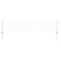 Preview: Euro-Zaun mit 11 U-Posten Silber 0.4 x 50 m Stahl