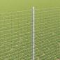 Preview: Schweißdrahtzaun mit 10 U-Posts Silber 1.6x10 m Stahl