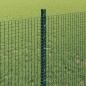 Preview: Schweißdrahtzaun mit 5 U-Posts Grün 0.8x10 m Stahl