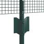 Preview: Geschweißter Drahtzaun mit 11 U-Posten Grün 0.4x25 m Stahl