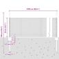 Preview: Gartenzaun Set Set aus 2 Grau Verzinkter Stahl 25 x 0.5 m Rolle