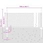 Preview: Zaunpfosten 5 Stk U-Kanal Grau 60 cm Stahl, Sechseckzaun Grau 0,5x10 m Stahl