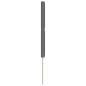 Preview: Kopfteil Einfarbig Hellgrau 100 cm Cordstoff