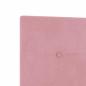 Preview: Kopfteil mit Knopfheftung Rosa 80 cm Samt
