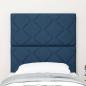 Preview: Kopfteil Design mit Diamantblöcken Blau 80 cm Stoff, Kopfteil Design mit Diamantblöcken Blau 160 cm Stoff