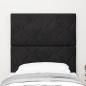 Preview: Kopfteil mit Diamantblock-Design in Schwarz, 80 cm Samt, Kopfteil mit Diamantblock-Design in Schwarz, 160 cm Samt