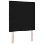 Preview: Kopfteil mit Diamantblock-Design in Schwarz, 80 cm Samt, Kopfteil mit Diamantblock-Design in Schwarz, 160 cm Samt