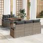 Preview: ARDEBO.de - Garten-Sofa-Set 6 Stk. 5-Sitzanzahl Grau
