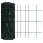 Preview: Bodenmontierter Euro-Zaun 10 x 0,8 m PVC-beschichteter Stahl