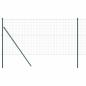 Preview: Bodenmontierter Euro-Zaun 10 x 1,4 m PVC-beschichteter Stahl