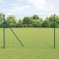 Preview: ARDEBO.de - Euro Zaun mit 7 Pfosten 1.6x10 m Verzinkter Stahl Grün