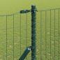 Preview: Euro Zaun mit 7 Pfosten 1.6x10 m Verzinkter Stahl Grün