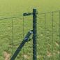 Preview: Euro-Zaun Set aus 2 Grün Pulverbeschichteter Stahl 10 x 0,8 m