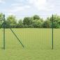 Preview: ARDEBO.de - Euro Zaun Set aus 2 Grün Pulverbeschichteter Stahl 10 x 1,5 m