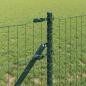 Preview: Euro Zaun mit 13 Pfosten 0,8x25 m verzinkter Stahl Grün